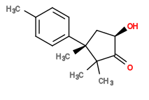 Subst // Subst = SMILES O=C1C(C)(C)[C@@](C2=CC=C(C)C=C2)(C)C[C@H]1O