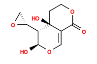 Subst // Subst = SMILES O=C1C2=CO[C@@H](O)[C@H]([C@@H]3OC3)[C@]2(O)CCO1