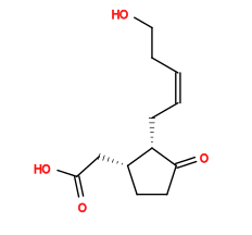 Subst // Subst = SMILES O=C1CC[C@H](CC(O)=O)[C@@H]1C/C=C\CCO