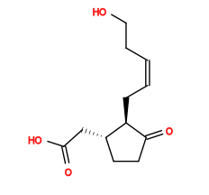 Subst // Subst = SMILES O=C1CC[C@H](CC(O)=O)[C@H]1C/C=C\CCO