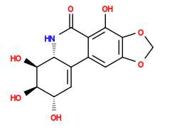 Subst // Subst = SMILES O=C1N[C@@H]2C(=C[C@H](O)[C@@H](O)[C@H]2O)c2cc3c(c(O)c21)OCO3