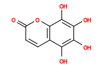 Subst // Subst = SMILES O=C1OC2=C(C(O)=C(O)C(O)=C2O)C=C1