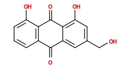 Subst // Subst = SMILES O=C1c2c(C(c3c(O)cc(CO)cc31)=O)c(O)ccc2