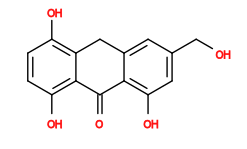 Subst // Subst = SMILES O=C2c1c(O)ccc(O)c1Cc3cc(CO)cc(O)c23