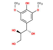 Subst // Subst = SMILES O[C@@H](C1=CC(OC)=C(O)C(OC)=C1)[C@H](O)CO