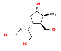 Subst // Subst = SMILES O[C@@H]1[C@@H](C)[C@@H](CO)[C@H]([C@@H](CCO)CO)C1