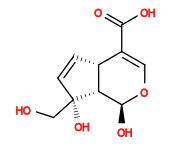 Subst // Subst = SMILES O[C@@H]1OC=C(C(O)=O)[C@@H]2[C@H]1[C@](CO)(O)C=C2