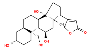 Subst // Subst = SMILES O[C@H](C[C@H]1CC[C@@H]2[C@@H]3[C@@H](C[C@@]4([C@H](CC[C@]24O)C5=CC(OC5)=O)C)O)CC[C@@]13CO