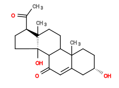 Subst // Subst = SMILES O[C@H](C1)CCC2(C)C1=CC(C3C2CCC4(C)[C@]3(O)CC[C@H]4C(C)=O)=O