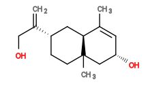 Subst // Subst = SMILES O[C@H]1C=C(C)[C@@](C[C@@H](C(CO)=C)CC2)([H])C2(C)C1