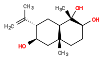 Subst // Subst = SMILES O[C@H]1CC[C@@]2(C)[C@@H](C[C@@H](C(C)=C)[C@H](O)C2)[C@@]1(O)C