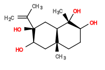 Subst // Subst = SMILES O[C@H]1CC[C@@]2(C)[C@@H](C[C@](C(C)=C)(O)[C@H](O)C2)[C@@]1(O)C