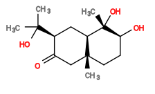 Subst // Subst = SMILES O[C@H]1CC[C@@]2(C)[C@@H](C[C@H](C(C)(O)C)C(C2)=O)[C@@]1(O)C