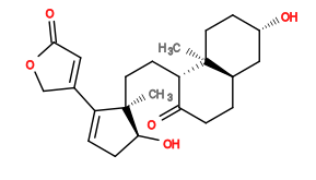 Subst // Subst = SMILES O[C@H]1CC[C@@]2(C)[C@H](CCC([C@@H]2CC[C@]3(C)C(C4=CC(OC4)=O)=CC[C@@H]3O)=O)C1