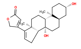 Subst // Subst = SMILES O[C@H]1CC[C@]2(C)[C@@]3([H])CC[C@]4(C)C(C(CO5)=CC5=O)=CC[C@@]4([H])[C@]3(O)CC[C@@]([H])2C1