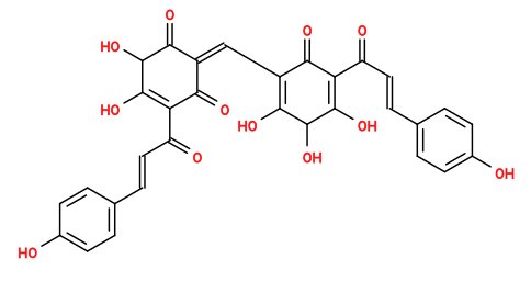 Subst // Subst = SMILES OC(C(O)C(O)=C1/C=C2C(C(C(/C=C/C3=CC=C(O)C=C3)=O)=C(O)C(O)C\2=O)=O)=C(C(/C=C/C4=CC=C(O)C=C4)=O)C1=O