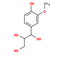 Subst // Subst = SMILES OC(C1=CC=C(O)C(OC)=C1)C(O)CO