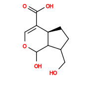 Subst // Subst = SMILES OC[C@@H]1[C@@H]([C@H](O)OC=C2C(O)=O)[C@@H]2CC1