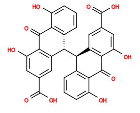 Subst // Subst = SMILES OC1=CC=CC2=C1C(C3=C(C=C(C(O)=O)C=C3O)[C@@H]2[C@H]4C5=C(C(C6=C4C=C(C(O)=O)C=C6O)=O)C(O)=CC=C5)=O