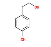 Subst // Subst = SMILES OCCC1=CC=C(O)C=C1