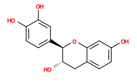 Subst // Subst = SMILES Oc1ccc2c(c1)O[C@H](c1ccc(O)c(O)c1)[C@@H](O)C2