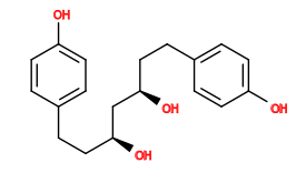 Subst // Subst = SMILES Oc2ccc(CC[C@H](O)C[C@H](O)CCc1ccc(O)cc1)cc2