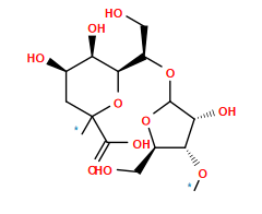 *O[C@@H]1[C@@H](CO)OC(O[C@H](CO)[C@H]2OC(*)(C(=O)O)C[C@@H](O)[C@H]2O)[C@@H]1O