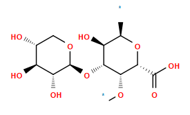 *O[C@@H]1[C@H](O[C@@H]2OC[C@@H](O)[C@H](O)[C@H]2O)[C@@H](O)[C@@H](*)O[C@@H]1C(=O)O