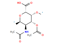 *O[C@@H]1[C@H](OC(C)=O)[C@@H](NC(C)=O)[C@@H](*)O[C@@H]1C(=O)O