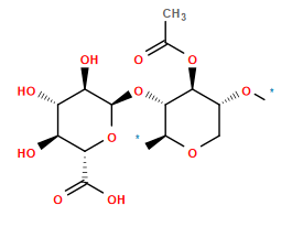 *O[C@@H]1CO[C@@H](*)[C@H](O[C@H]2O[C@H](C(=O)O)[C@@H](O)[C@H](O)[C@H]2O)[C@H]1OC(C)=O