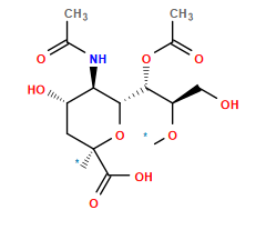 *O[C@H](CO)[C@@H](OC(C)=O)[C@@H]1O[C@@](*)(C(=O)O)C[C@H](O)[C@H]1NC(C)=O