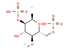 *O[C@H]1[C@H](O)[C@@H](OS(=O)(=O)O)[C@@H](*)O[C@@H]1COS(=O)(=O)O