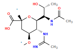 *O[C@H]1C[C@](*)(C(=O)O)O[C@@H]([C@H](NC(C)=O)[C@@H](C)O)[C@@H]1NC(C)=N