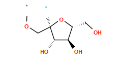 *OC[C@@]1(*)O[C@H](CO)[C@@H](O)[C@@H]1O