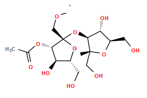 *OC[C@@]1(O[C@H]2[C@H](O)[C@@H](CO)O[C@]2(*)CO)O[C@H](CO)[C@@H](O)[C@@H]1OC(C)=O