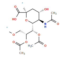 *OC[C@@H](OC(C)=O)[C@@H](OC(C)=O)[C@@H]1O[C@@](*)(C(=O)O)C[C@H](O)[C@H]1NC(C)=O