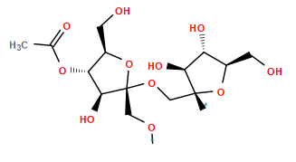 *OC[C@]1(OC[C@@]2(*)O[C@H](CO)[C@@H](O)[C@@H]2O)O[C@H](CO)[C@@H](OC(C)=O)[C@@H]1O