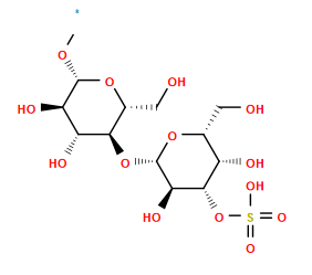 [1*]O[C@@H]1O[C@H](CO)[C@@H](O[C@@H]2O[C@H](CO)[C@H](O)[C@H](OS(=O)(=O)O)[C@H]2O)[C@H](O)[C@H]1O