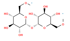 [1*]OC[C@H]1O[C@H](O[C@H]2O[C@H](CO[1*])[C@@H](O)[C@H](O)[C@H]2O)[C@H](O)[C@@H](O)[C@@H]1O