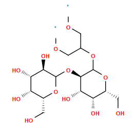 [1*]OCC(CO[1*])OC1O[C@H](CO)[C@H](O)[C@H](O)[C@H]1OC1O[C@H](CO)[C@H](O)[C@H](O)[C@H]1O