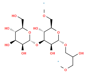 [1*]OCC(O)CO[C@H]1O[C@H](CO[1*])[C@@H](O)[C@H](O[C@H]2O[C@H](CO)[C@@H](O)[C@H](O)[C@@H]2O)[C@@H]1O