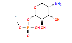 [1*]OP(=O)(O)O[C@@H]1OC[C@H](N)[C@H](O)[C@H]1O