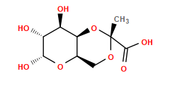 C[C@@]1(C(=O)O)OC[C@H]2O[C@H](O)[C@H](O)[C@@H](O)[C@H]2O1