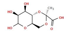 C[C@]1(C(=O)O)OC[C@H]2OC(O)[C@@H](O)[C@@H](O)[C@@H]2O1