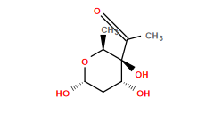CC(=O)[C@]1(O)[C@H](O)C[C@H](O)O[C@H]1C