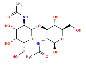 CC(=O)N[C@@H]1[C@@H](O[C@@H]2O[C@H](CO)[C@H](O)[C@H](O)[C@H]2NC(C)=O)[C@H](O)[C@@H](CO)O[C@H]1O