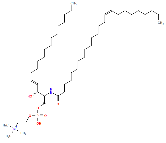 CCCCCCCC/C=C\CCCCCCCCCCCCCC(=O)N[C@@H](COP(=O)(O)OCC[N+](C)(C)C)[C@H](O)/C=C/CCCCCCCCCCCCC