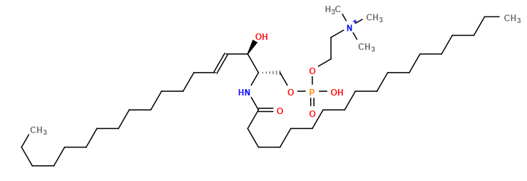 CCCCCCCCCCCCC/C=C/[C@@H](O)[C@H](COP(=O)(O)OCC[N+](C)(C)C)NC(=O)CCCCCCCCCCCCCCCCC