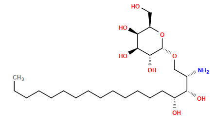 CCCCCCCCCCCCCC[C@@H](O)[C@@H](O)[C@@H](N)CO[C@H]1O[C@H](CO)[C@H](O)[C@H](O)[C@H]1O