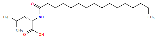 CCCCCCCCCCCCCCCC(=O)N[C@@H](CC(C)C)C(=O)O
